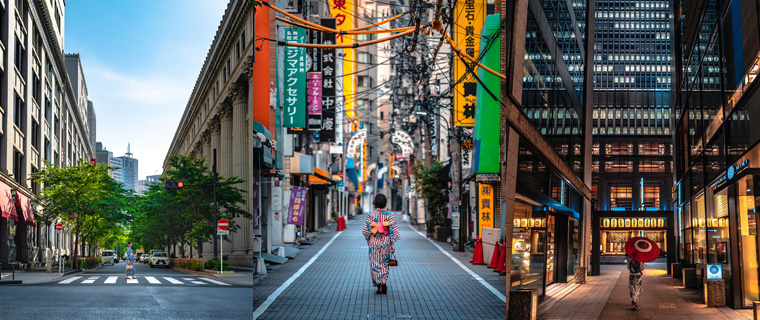 Nihonbashi photos taken by photographer Naohiro Yako