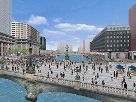 未来の日本橋のイメージ像