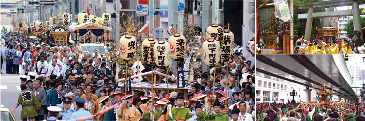 山王祭の神輿行列｜今月の特集｜「日本橋ごよみ」のご紹介｜まち日本橋